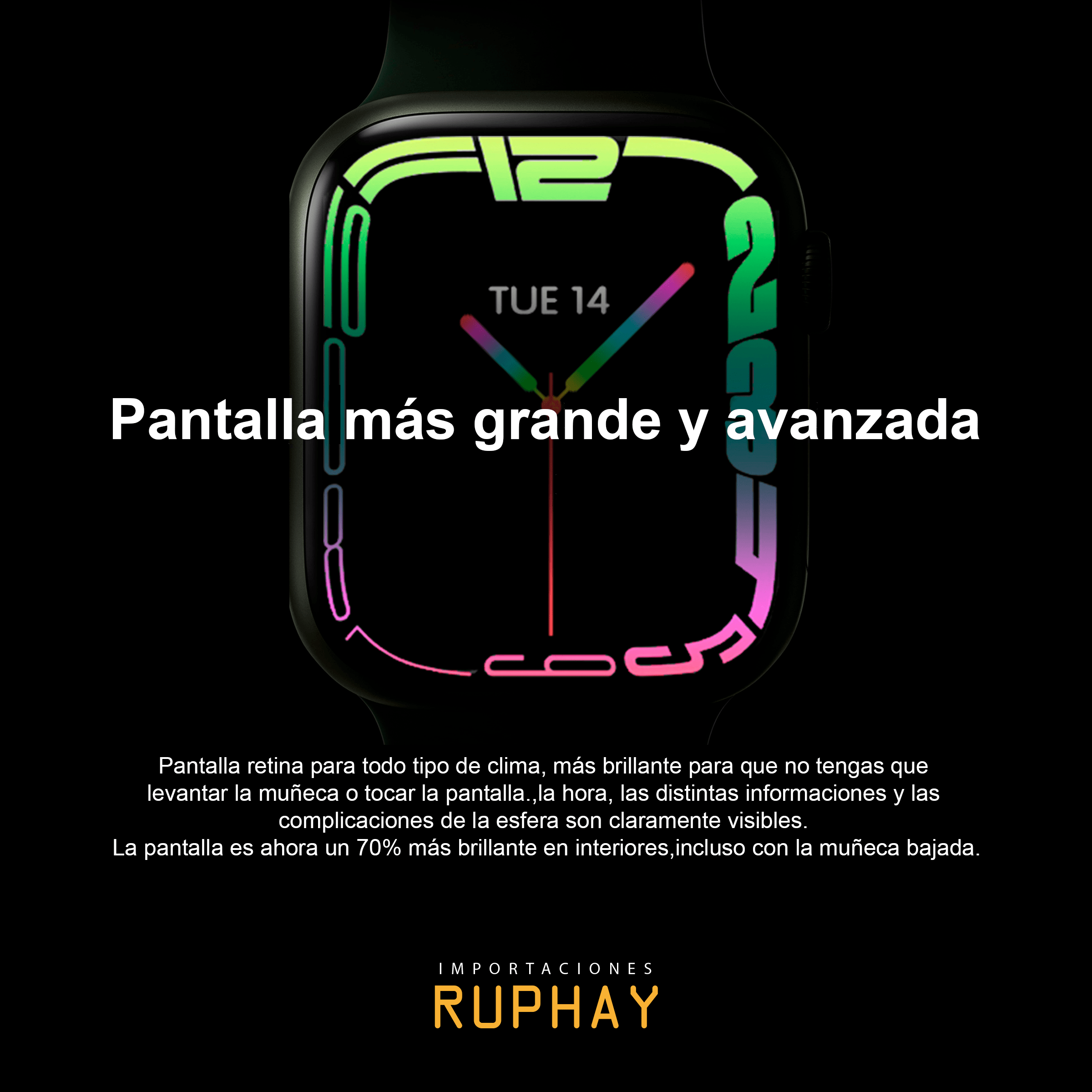 SMARTWASTCH-5 Iwo 7 pro NFC - Imagen 4