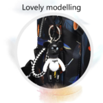 Mochila Mujer Plumas Con Llavero - Imagen 4